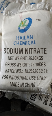 99% Sodium Nitrate NaNO3 Powder 1000kg / Bag UN1498 Sebagai Pengawet